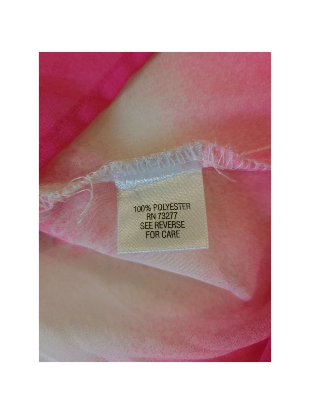 Candie's Women's Pink Tank Top Size M High-Low Hem - Picture 7 of 8